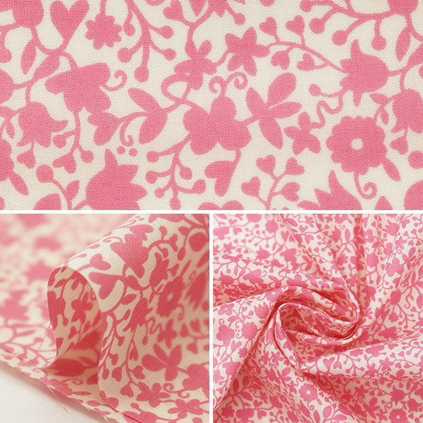 [Dalla quantità 5] Tessuto "Liberty Liberty Print tana de pelouse Floreale Stencil 3631237-B" Liberty Japan