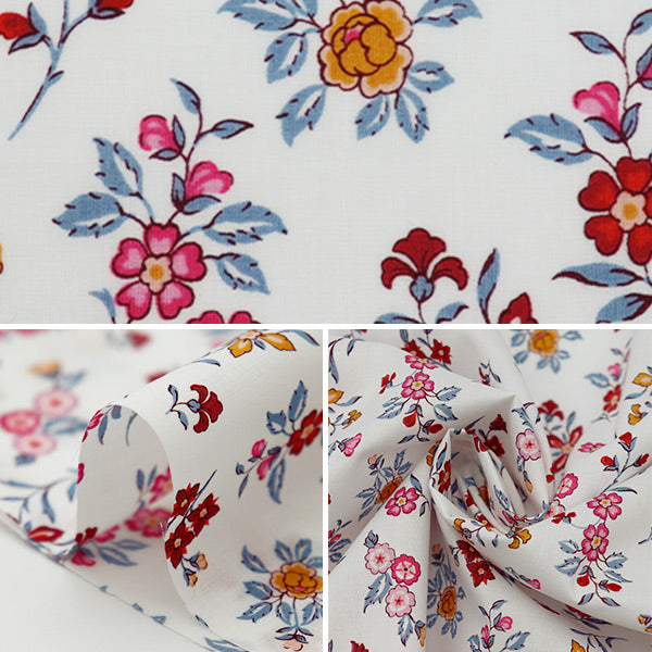 [الكمية من 5] الأقمشة "طباعة الحرية عشب التانا إديث روز 3631246-C" Liberty Japan