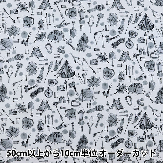 [Из количества 5] Ткань "Liberty Liberty Print Тана газон Ernests Adventure 3631247-C" Liberty Japan