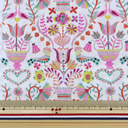 [De la cantidad 5] Tela "Liberty Liberty Print Césped Tana Love Birds (Love Birds) 3631248-A" Liberty Japan