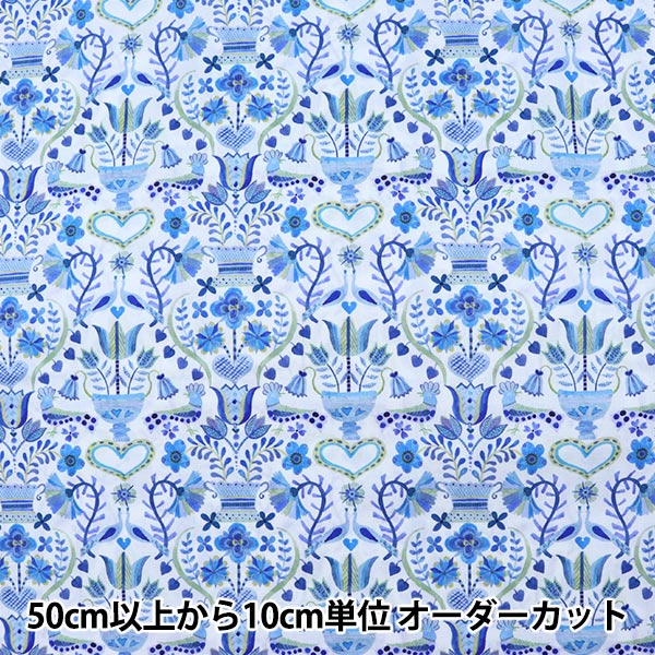 [Aus Menge 5] Stoff "Liberty Liberty Print Tana-Rasen Liebesvögel 3631248-B" Liberty Japan