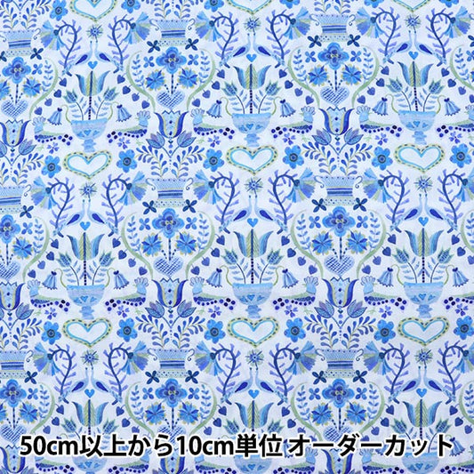 [Dalla quantità 5] Tessuto "Liberty Liberty Print tana de pelouse Love Birds 3631248-b" Liberty Japan