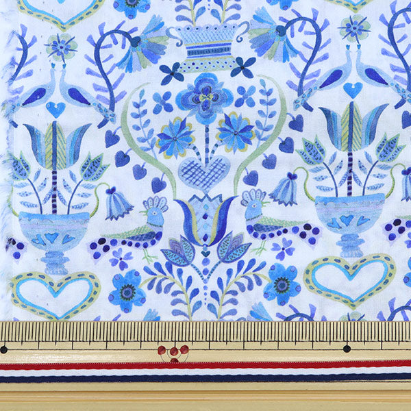 [Aus Menge 5] Stoff "Liberty Liberty Print Tana-Rasen Liebesvögel 3631248-B" Liberty Japan