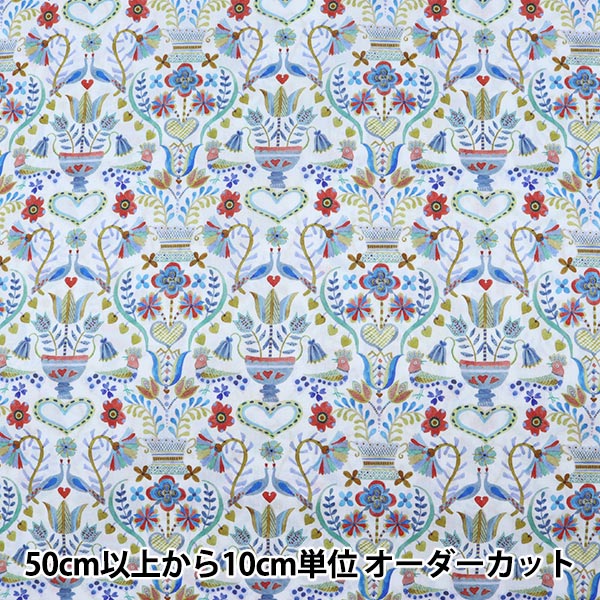 [Dalla quantità 5] Tessuto "Liberty Liberty Print tana de pelouse Love Birds 3631248-C" Liberty Japan