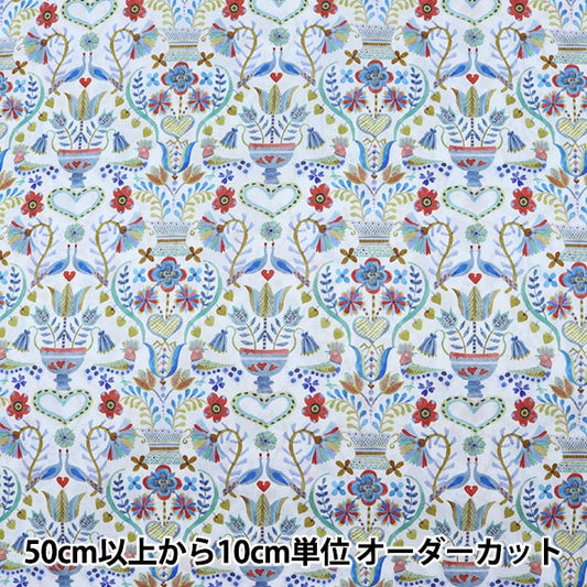 [Dalla quantità 5] Tessuto "Liberty Liberty Print tana de pelouse Love Birds 3631248-C" Liberty Japan