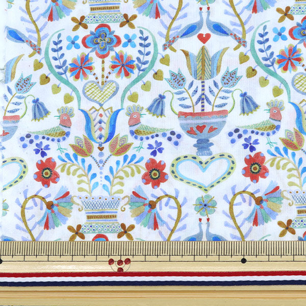 [Dalla quantità 5] Tessuto "Liberty Liberty Print tana de pelouse Love Birds 3631248-C" Liberty Japan