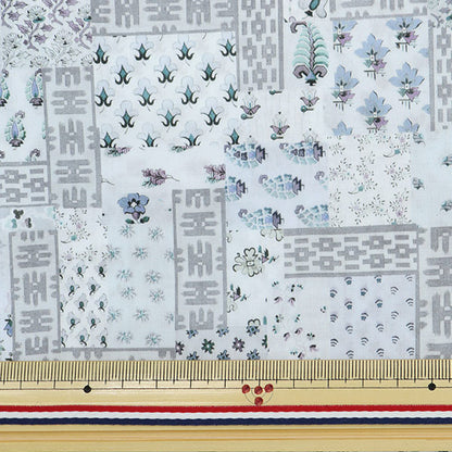 [الكمية من 5] الأقمشة "طباعة الحرية عشب التانا إيكات نيتس DC31445-A" Liberty Japan