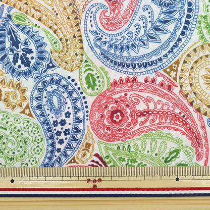 [来自数量5] 织物 "自由自由印刷 塔纳草坪 Deco Paisley DC31447-A" Liberty Japan