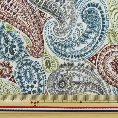 [Aus Menge 5] Stoff "Liberty Liberty Print Tana-Rasen Deco Paisley DC31447-D" Liberty Japan