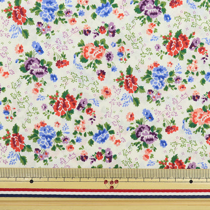 [來自數量5] 織物 "自由自由印刷 塔納草坪 Lizzy Rose DC31457-A" Liberty Japan