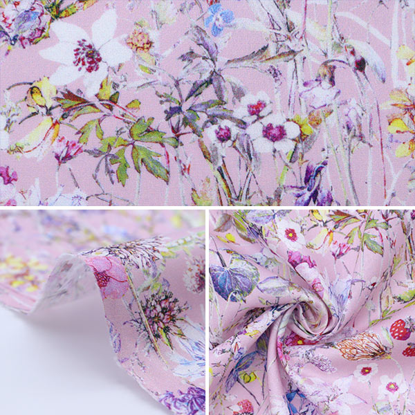 [De la cantidad 5] Tela "Liberty Liberty Print Césped Tana Flores silvestres 3634251-Ze" Liberty Japan
