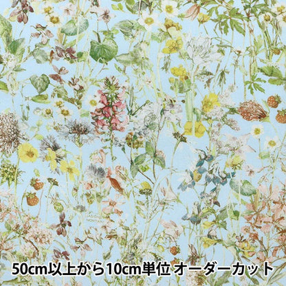 [Dalla quantità 5] Tessuto "Liberty Liberty Print tana de pelouse Fiori selvatici 3634251-ye" Liberty Japan