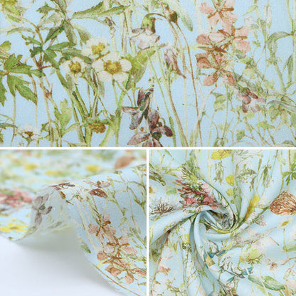 [Dalla quantità 5] Tessuto "Liberty Liberty Print tana de pelouse Fiori selvatici 3634251-ye" Liberty Japan