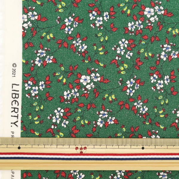 [Dalla quantità 5] Tessuto "Liberty Liberty Print tana de pelouse Hips and Hops 3338253G-J21A" Liberty Giappone