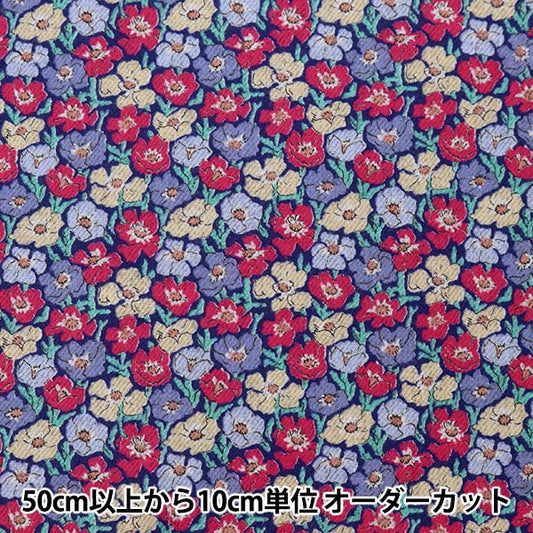 [From quantity 5] Fabric "Liberty Liberty Print Air Cotton Anemone 3334107-84A" Liberty Japan