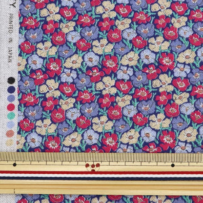 [Aus Menge 5] Stoff "Liberty Liberty Print Air Cotton Anemone 3334107-84a" Liberty Japan