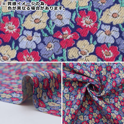 [Из количества 5] Ткань "Liberty Liberty Print Air Cott Anemone 3334107-84F" Liberty Japan