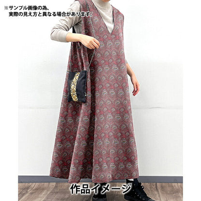 [Из количества 5] Ткань "Liberty Liberty Print Airy Kot Caesar 3637012-D" Liberty Japan