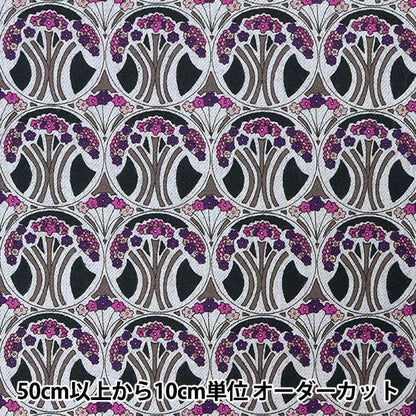 [Dalla quantità 5] Tessuto "Liberty Liberty Print Airicotto Mauberina 3637278-J21G" Liberty Japan
