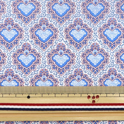 [來自數量5] 織物 "自由自由印刷 塔納草坪 紅心之王3632107-22AT" Liberty Japan