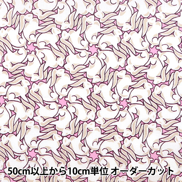 [来自数量5] 织物 "自由自由印刷 塔纳草坪 翻滚故事3632108-22bt" Liberty Japan