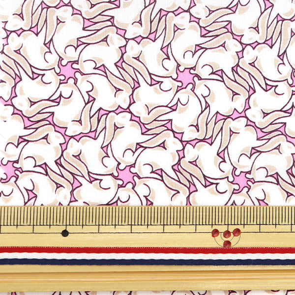 [来自数量5] 织物 "自由自由印刷 塔纳草坪 翻滚故事3632108-22bt" Liberty Japan