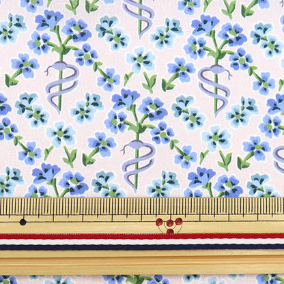 [來自數量5] 織物 "自由自由印刷 塔納草坪 花僕人3632127-22bt" 日本自由