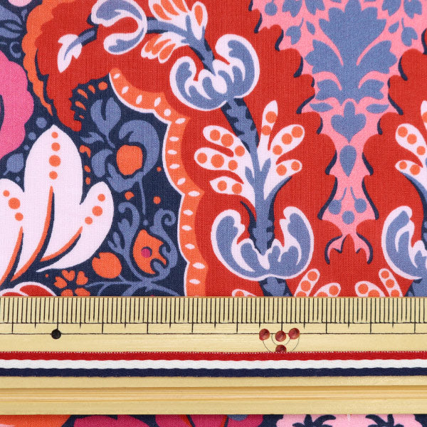 [来自数量5] 织物 "自由自由印刷 塔纳草坪 Glastonberry 3632128-22bt" 日本自由