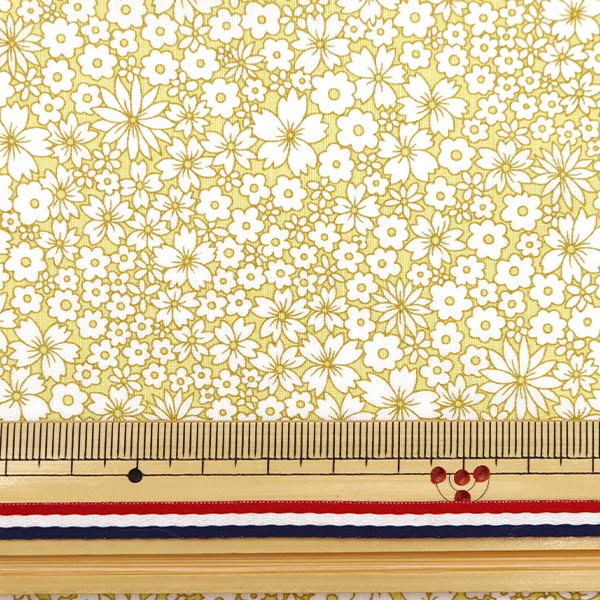 [來自數量5] 織物 "自由自由印刷 塔納草坪 Jacqueleans Blossom 3632132-22bt" 日本自由