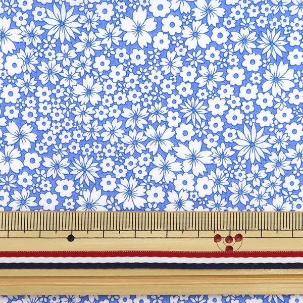 [來自數量5] 織物 "自由自由印刷 塔納草坪 Jacqueleans Blossom 3632132-22CT" 日本自由