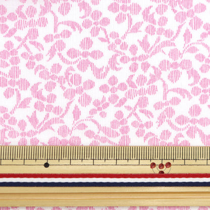 [來自數量5] 織物 "自由自由印刷 塔納草坪 雛菊針跡3632134-22AT" 日本自由