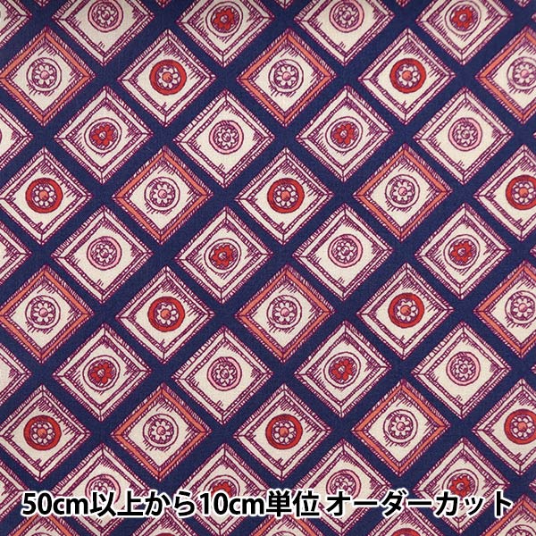 [Dalla quantità 5] Tessuto "Liberty Liberty Print tana de pelouse Grand Circle 3632140-22at" Liberty Giappone