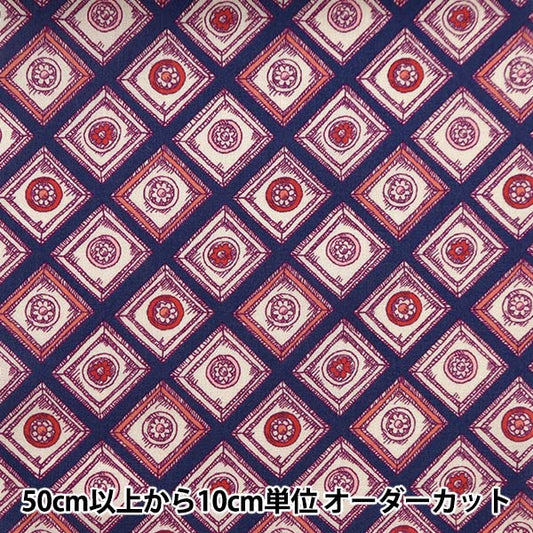 [Dalla quantità 5] Tessuto "Liberty Liberty Print tana de pelouse Grand Circle 3632140-22at" Liberty Giappone