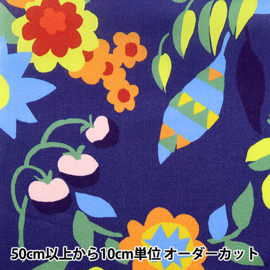 [來自數量5] 織物 "自由自由印刷 塔納草坪 花芭蕾3632145-22ct" 日本自由