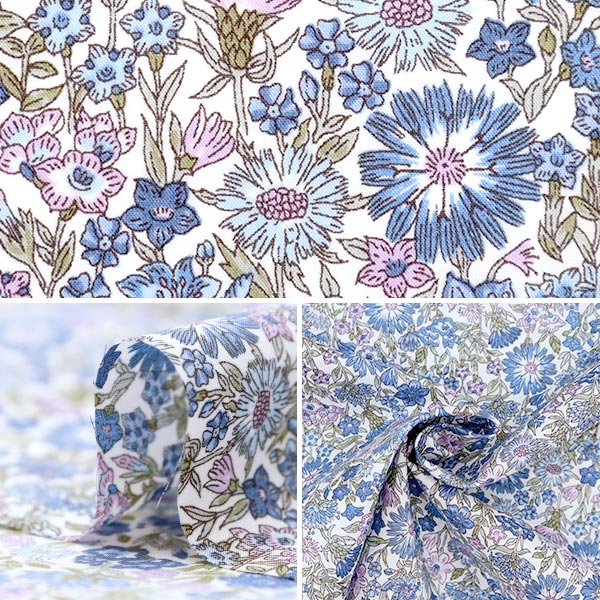 [De la quantité 5] Tissu "Liberty Liberty Print Pelouse Tana MEI FIELDS 1222102-P22A" Liberté Japon