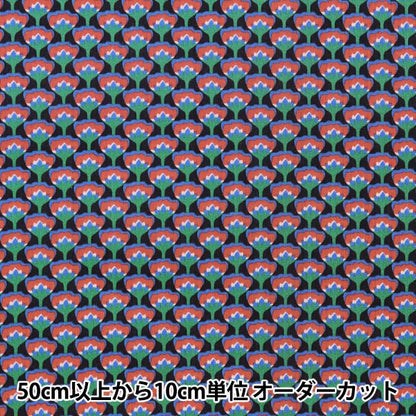 [来自数量5] 织物 "自由自由印刷 塔纳草坪 伍德斯托克（伍德斯托克）3631203-a" Liberty Japan