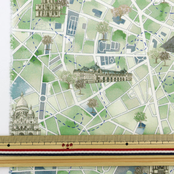 [From quantity 5] Fabric "Liberty Liberty Print No. 11 Canvas Lou de Paris DC30641-22B" Liberty Japan