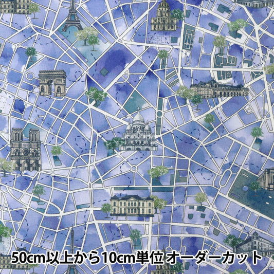 [來自數量5] 織物 "Liberty Liberty Print No. 11 Canvas Lou de Paris DC30641-J22D" 日本自由