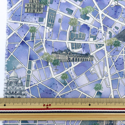 [De la cantidad 5] Tela "Liberty Liberty Print No. 11 Canvas Lou de Paris DC30641-J22d" Libertad Japón