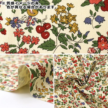 [الكمية من 5] الأقمشة "ليبرتي ليبرتي طباعة رقم 11 قماش نانسي آن 3286253-C" اليابان الحرية