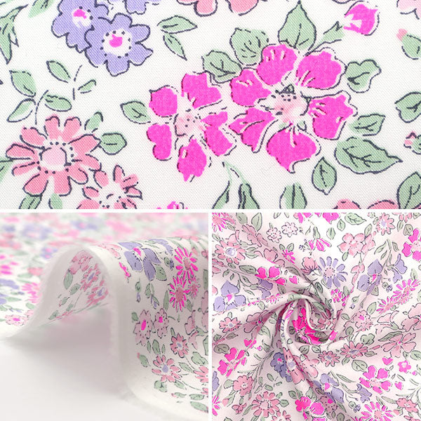 [From quantity 5] Fabric "Liberty neon color Tana lawn Anabella 36300126NJ22D" Liberty Japan