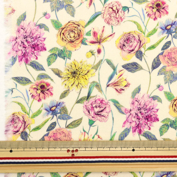 [Из количества 5] Ткань "Liberty Flora Love Collection Guard Garden 3636417-A" Свобода Япония