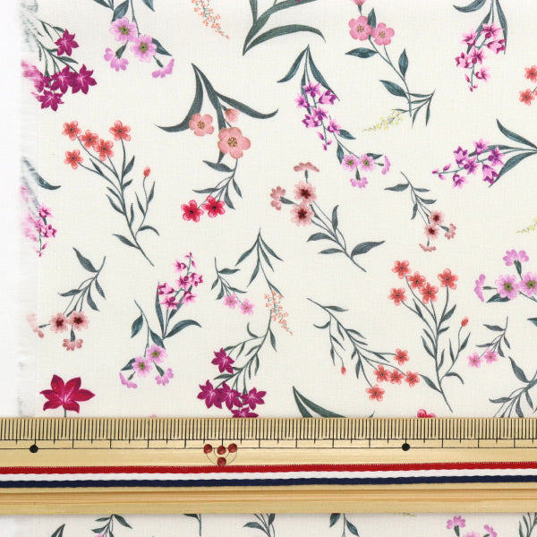 [來自數量5] 織物 "Liberty Flora Love Collection植物展示3636418-C" 日本自由