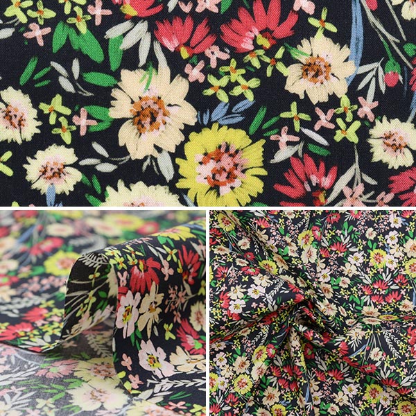 [來自數量5] 織物 "Liberty Flora Love系列Sofia Garden 3636424-A" 日本自由