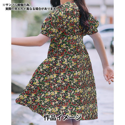 [來自數量5] 織物 "Liberty Flora Love系列Sofia Garden 3636424-A" 日本自由