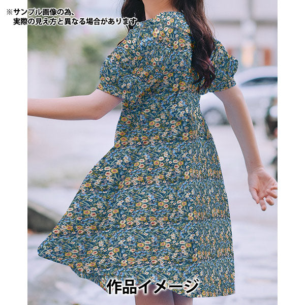 [De la cantidad 5] Tela "Liberty Flora Love Collection Sofia Garden 3636424-D" Libertad Japón