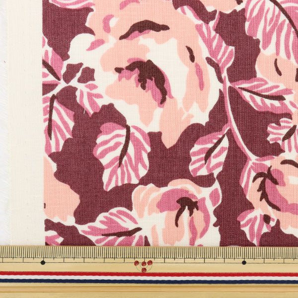 [From quantity 5] Fabric "Liberty Liberty Print Flanders Linen Ella Rose 2011201-J22A" Liberty Japan