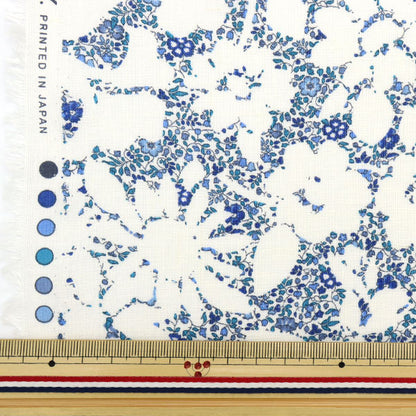 [來自數量5] 織物 "Liberty Liberty Print Flanders亞麻Bellaz Silhouette 3632141-J22C" 日本自由