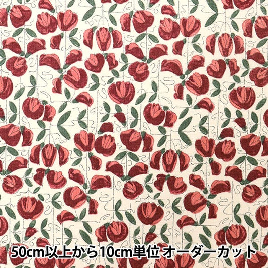 [來自數量5] 織物 "Liberty Liberty Print Flanders亞麻紫藤Trellis dc29103-j16a" 日本自由
