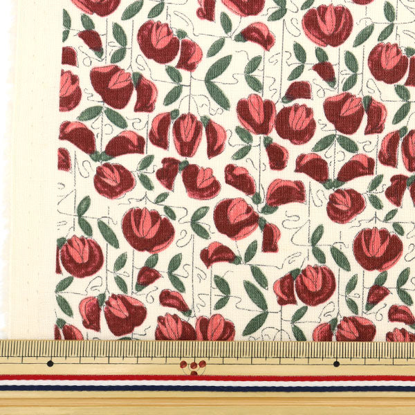 [來自數量5] 織物 "Liberty Liberty Print Flanders亞麻紫藤Trellis dc29103-j16a" 日本自由